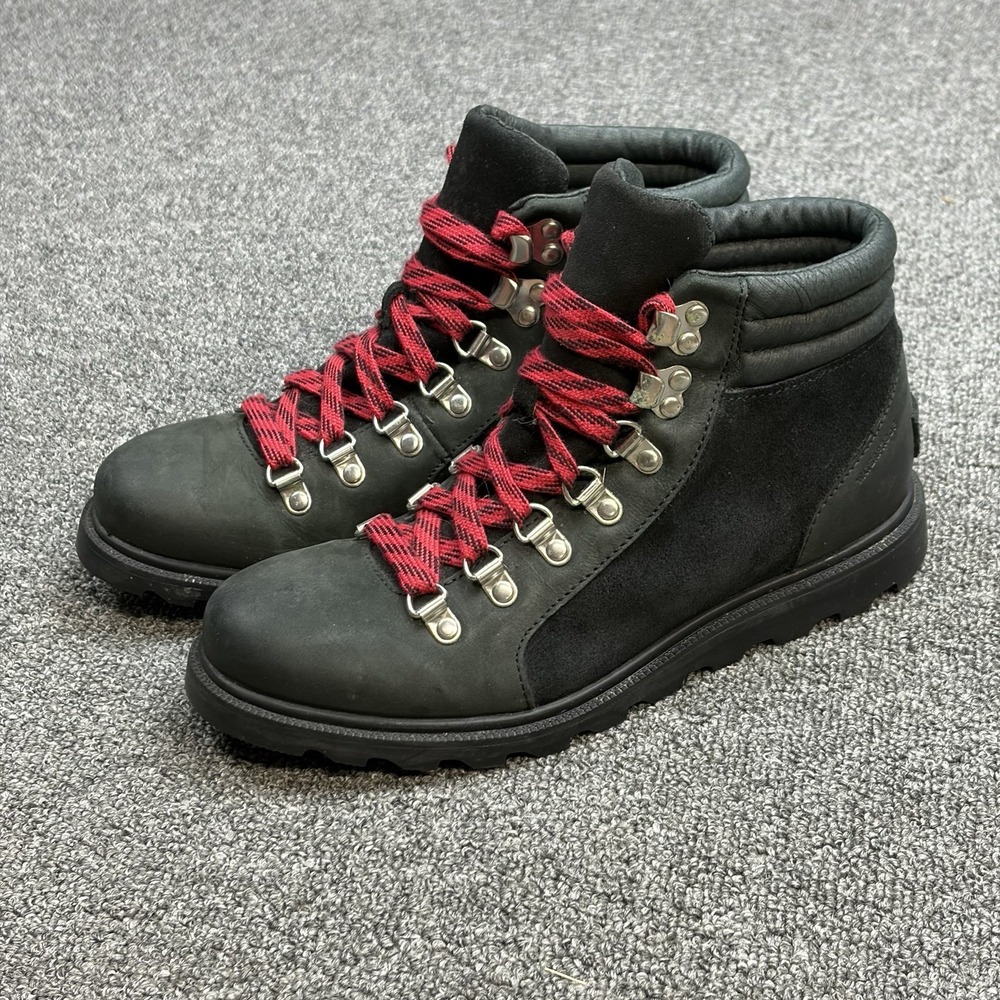 Sorel Ainsley Conquest Waterproof Leather Hiking Ankle Boots Womens Size 7.5